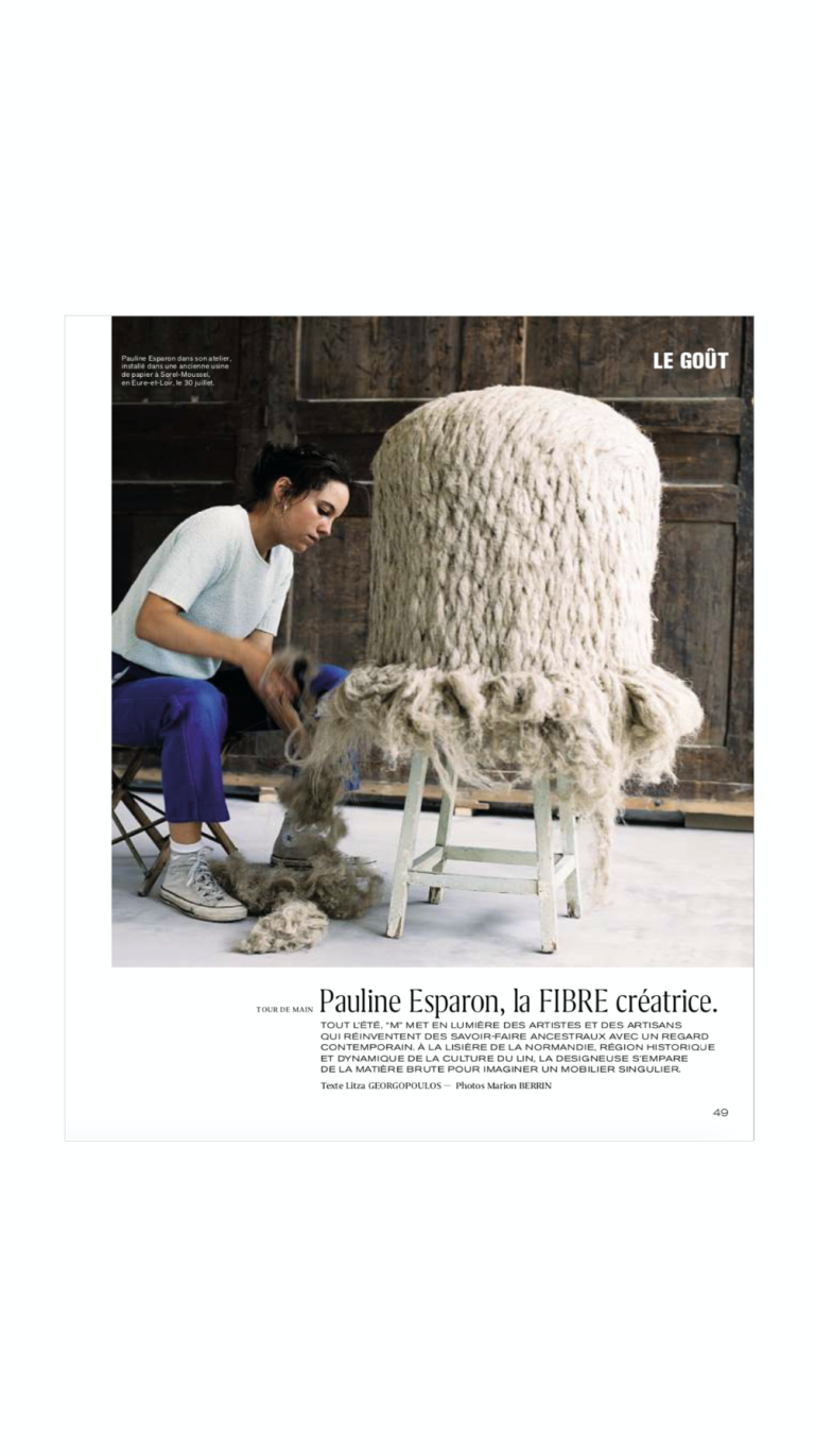 Pauline Esparon M LE MONDE