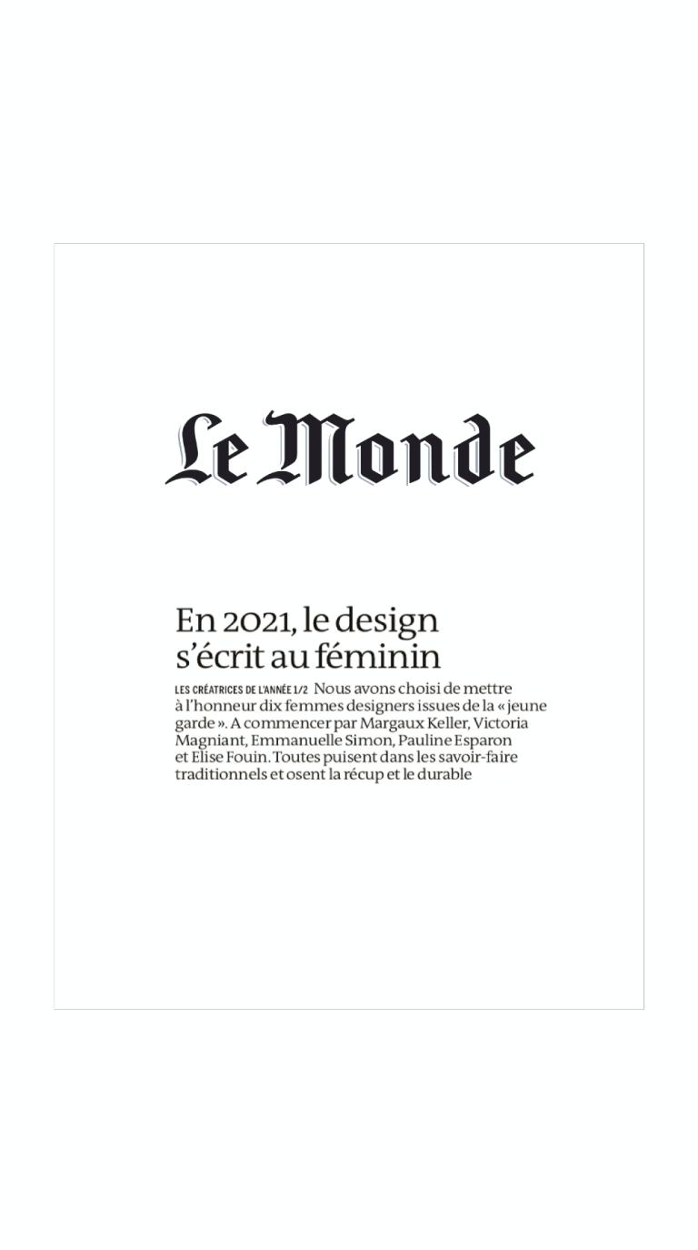 Pauline Esparon LE MONDE